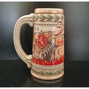 Stroh's Fire Brewed Beer Heritage Series 7 Beer Mug Ceramic Collectable 24 Ounce